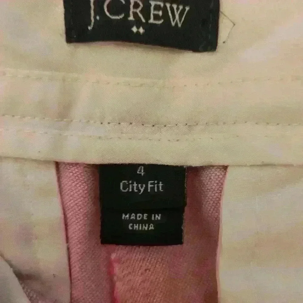 EUC pink J. Crew women's casual city fit shorts, size 4, $13 - Picture 4 of 4